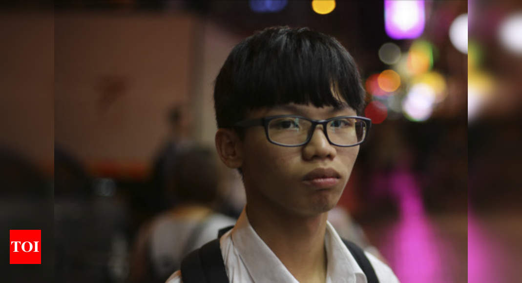 Hong Kong teen jailed for China flag insult - Times of India