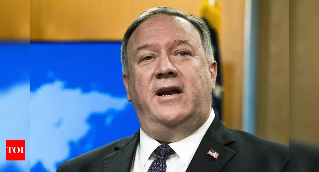 China announces sanctions on 28 US individuals including Pompeo - Times of India