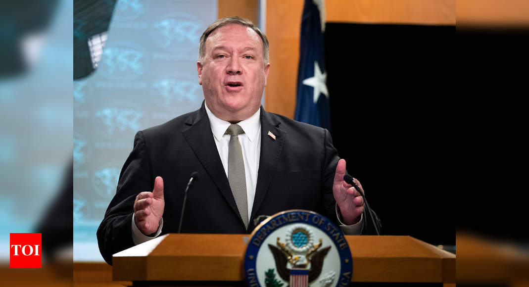 China likens Pompeo to a 'mantis' after latest US sanctions - Times of India