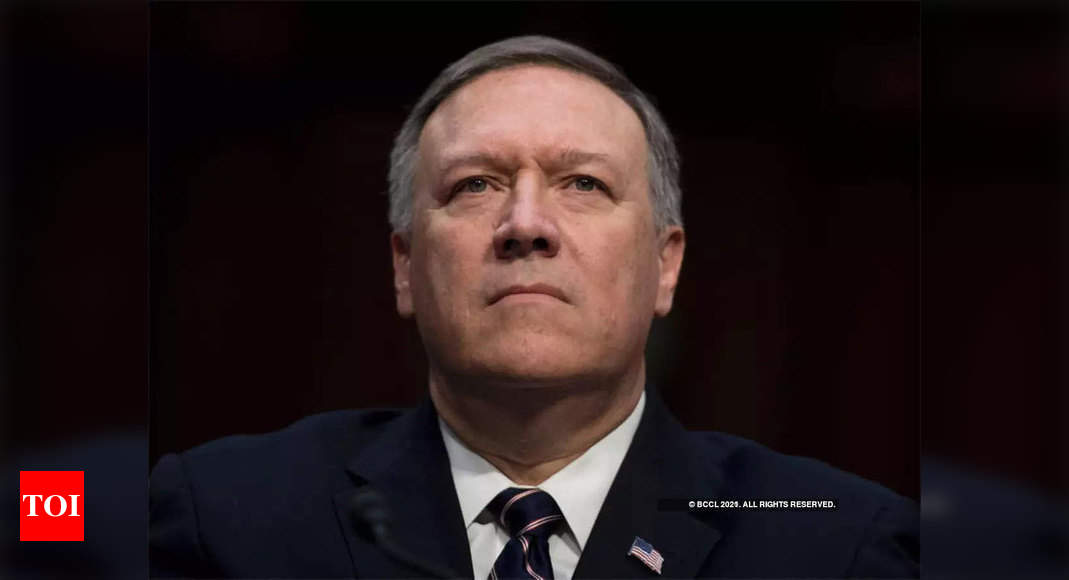 China sanctions Pompeo, Trump officials for violating 'sovereignty' - Times of India