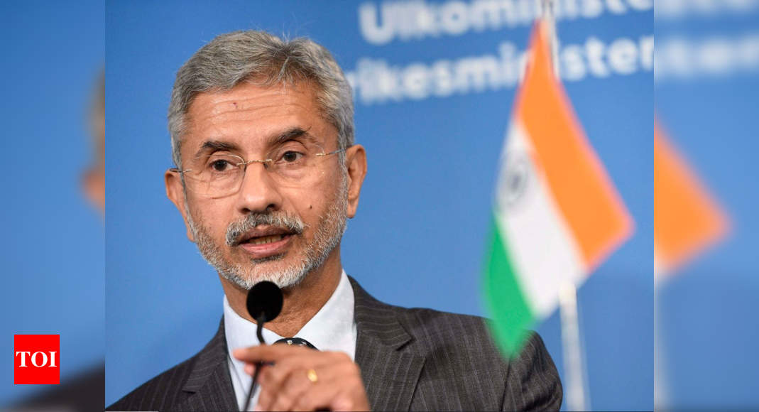 External affairs minister Jaishankar holds telephonic talks with British counterpart | India News - Times of India