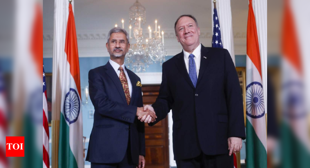 Mike Pompeo praises Jaishankar for advancing US-India ties | India News - Times of India