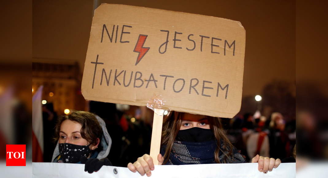 Poland: Near-total abortion ban takes effect amid protests - Times of India