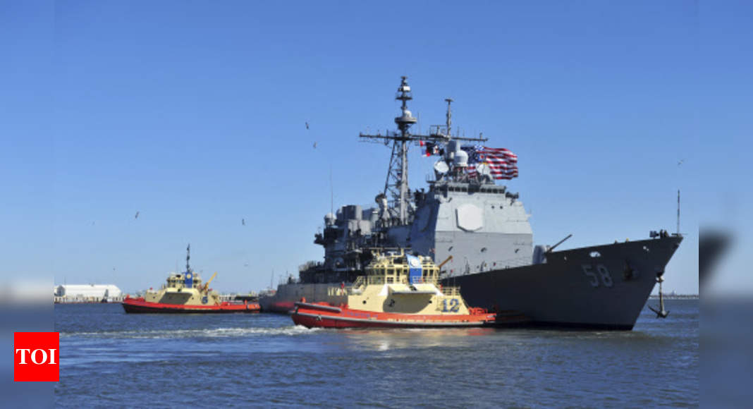 2 US Navy warships in Mideast affected by coronavirus - Times of India
