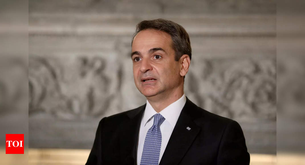 Kyriakos Mitsotakis:  Greek PM faces criticism over rule-breaking island lunch - Times of India