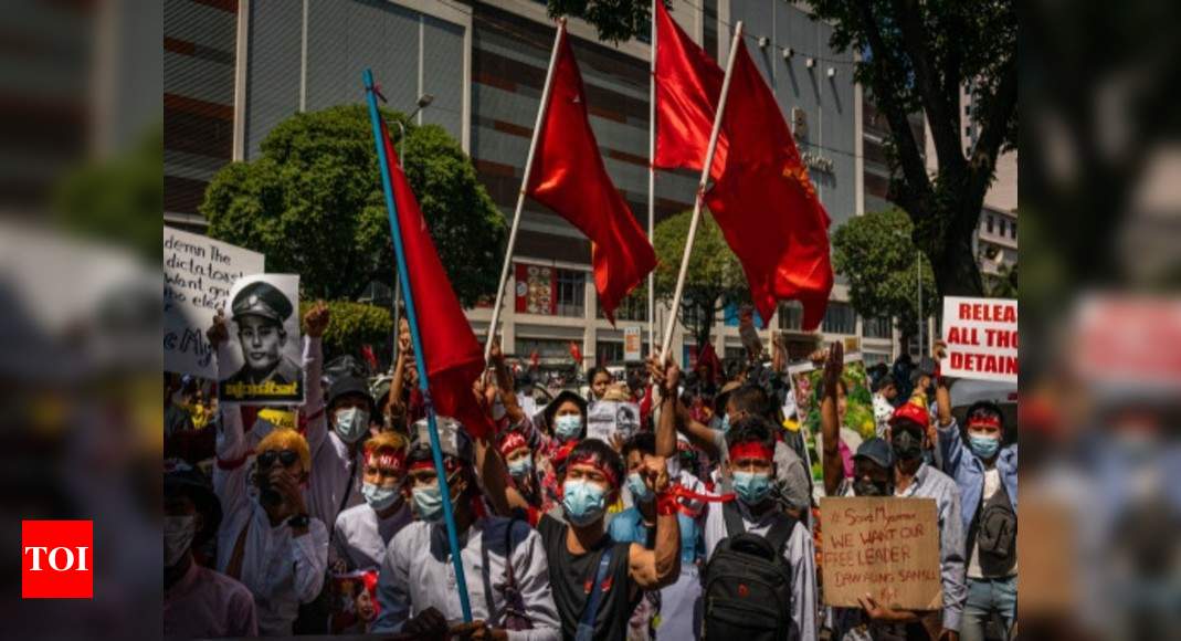 Myanmar coup opponents face possible charges for social media comments - Times of India