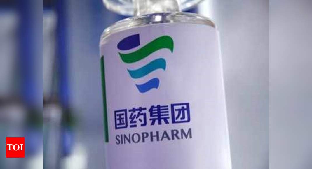 Pakistan says China's Sinopharm vaccine not effective for people over 60 years - Times of India