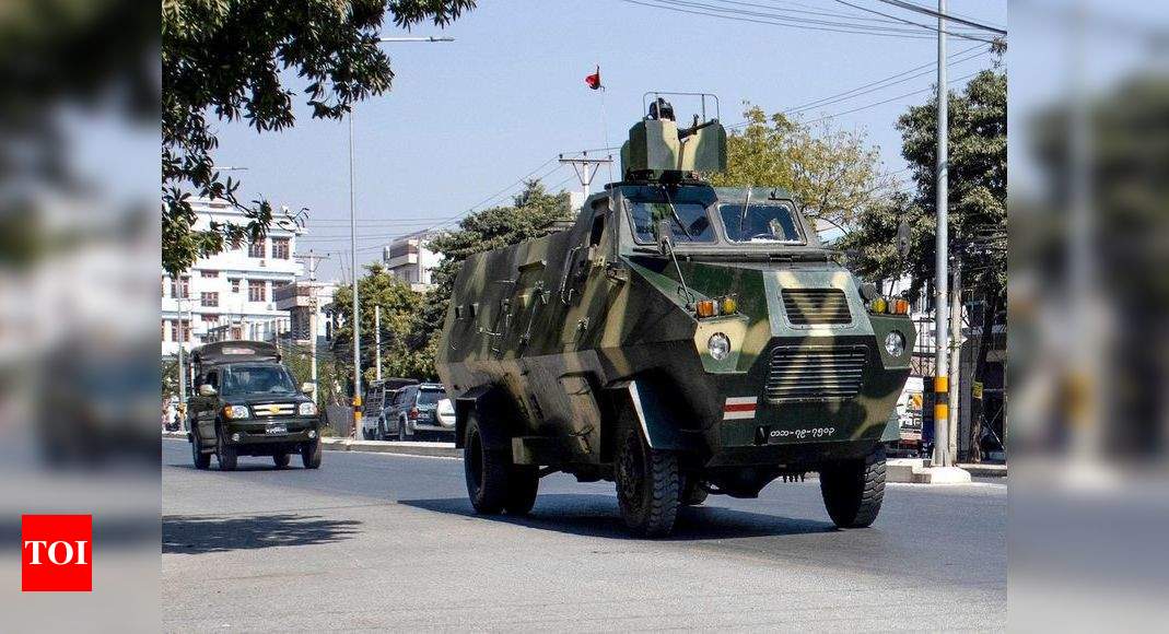 People in Myanmar honk horns, bang on pots to protest coup - Times of India