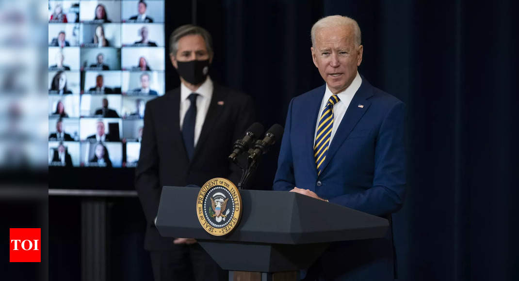 US Senate passes budget plan to advance Biden's $1.9 trillion Covid aid package - Times of India