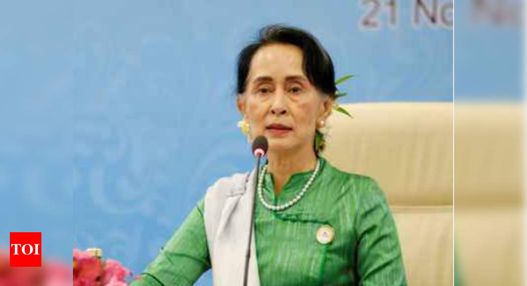 Aung San Suu Kyi tells lawyers trial testimony against her is wrong - Times of India