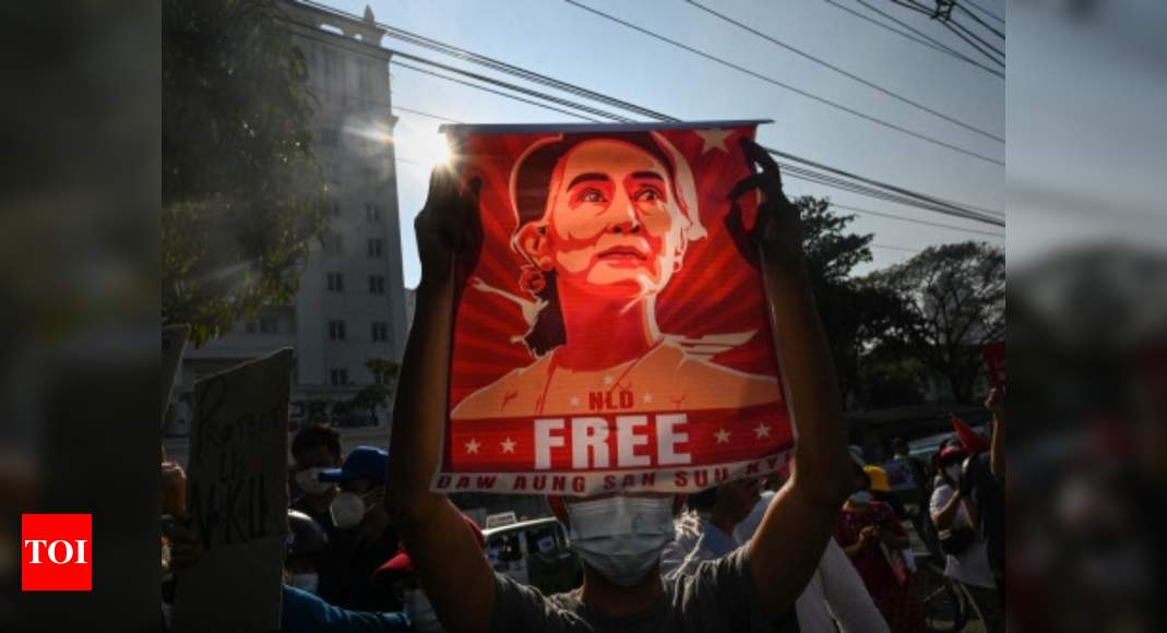 Junta trial of Myanmar's Suu Kyi to hear first testimony - Times of India