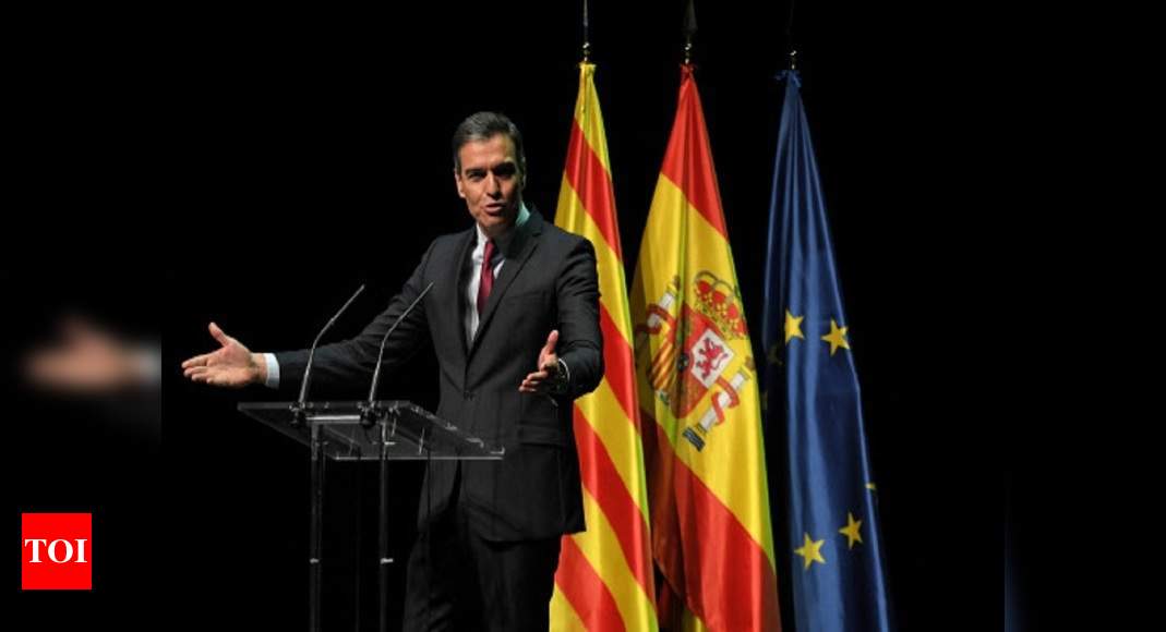 Spain to pardon Catalan separatist leaders on Tuesday - Times of India