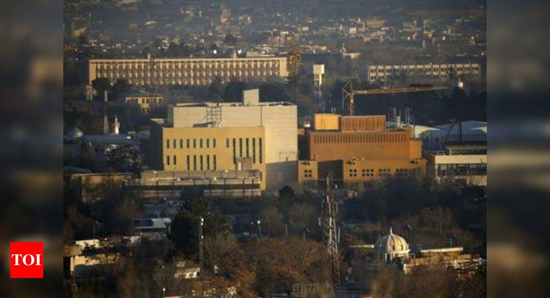 US locks down embassy in Afghanistan amid Covid-19 surge - Times of India