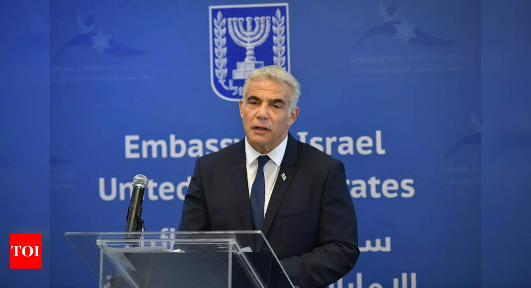 Yair Lapid, on UAE trip, opens first Israeli embassy in Gulf - Times of India