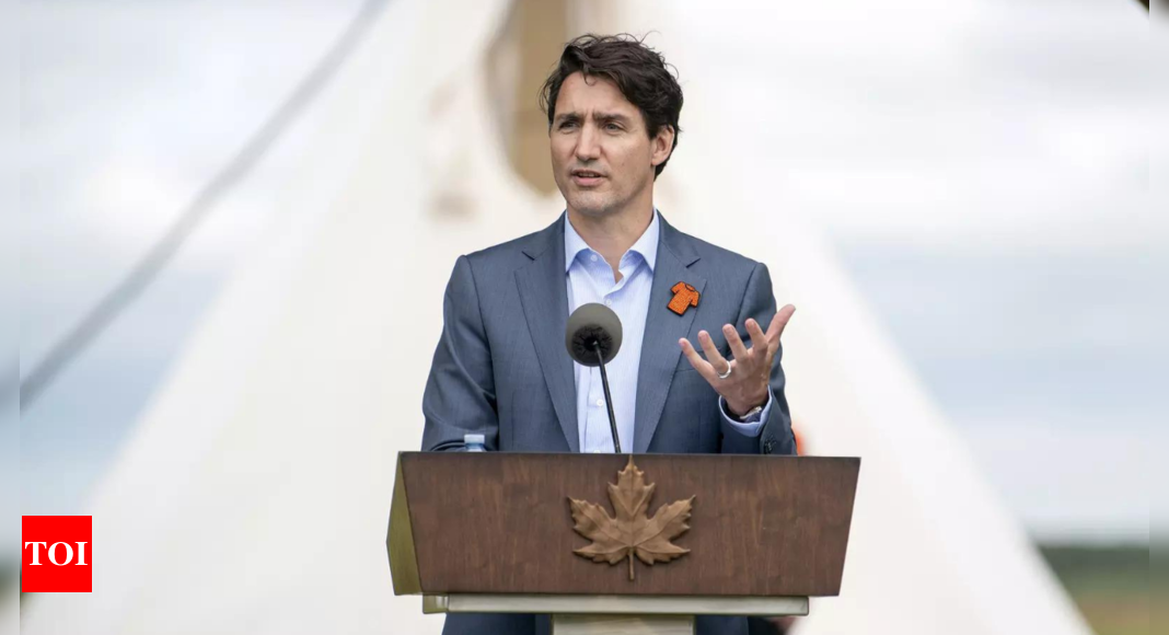 Canada has enough Covid-19 vaccines to inoculate everyone eligible: Justin Trudeau - Times of India