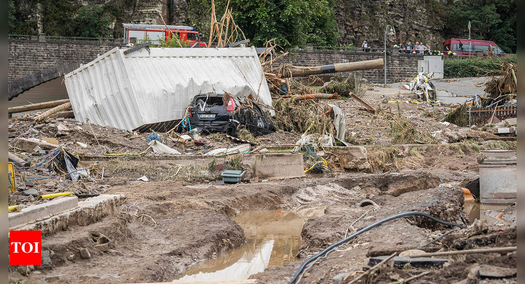 Floods in Germany claim 81 victims, more than 1,000 missing - Times of India