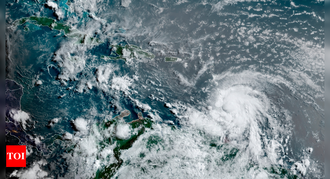 Hurricane Elsa: Elsa strengthens into season's first hurricane in Caribbean | World News - Times of India