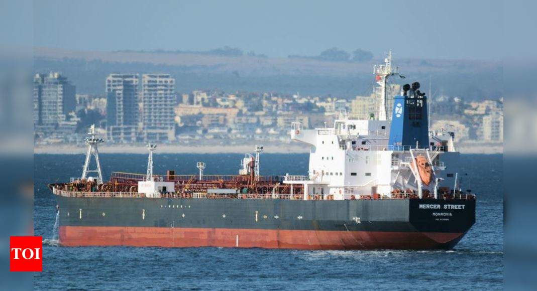 Israel blames Iran for attack on tanker off Oman that killed two - Times of India