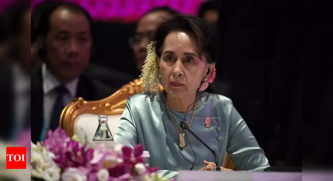 Myanmar junta hits Aung San Suu Kyi with more corruption charges - Times of India