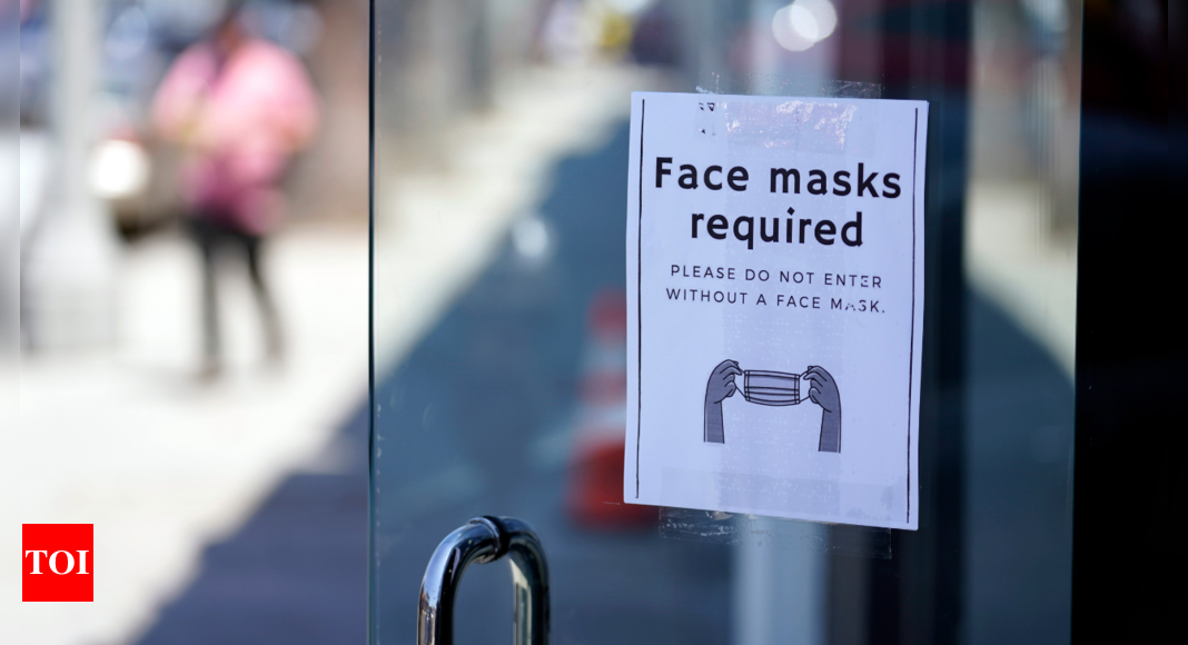 St. Louis becomes first to reinstate masks in US - Times of India