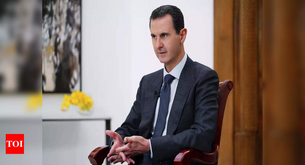 Syria's Bashar al-Assad says funds frozen in Lebanese banks biggest impediment to investment - Times of India