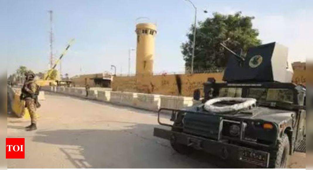 Three rockets fired at US embassy in Baghdad: Iraqi army - Times of India