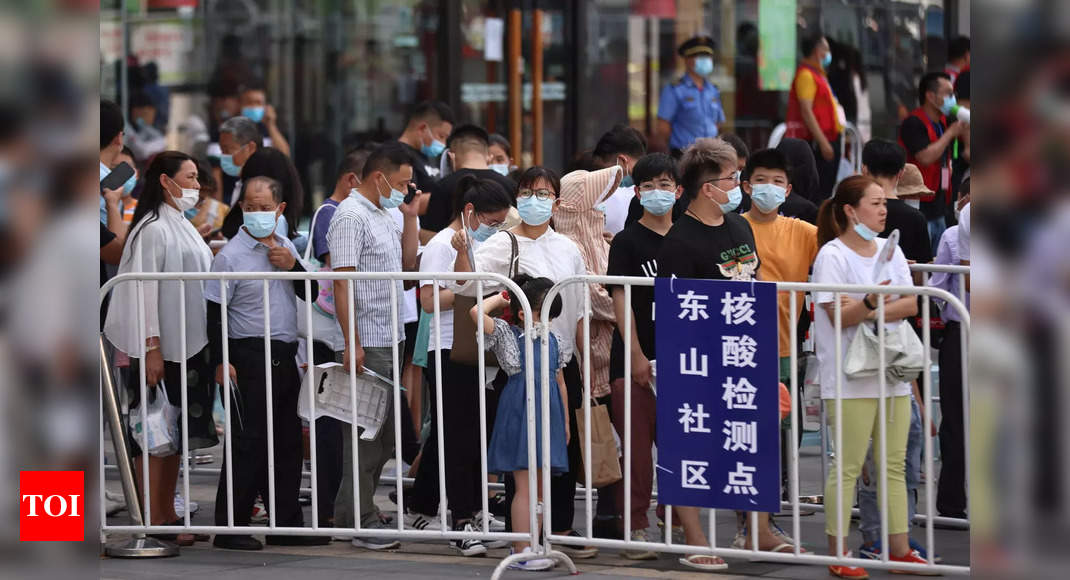 Two more parts of China report Covid outbreaks - Times of India