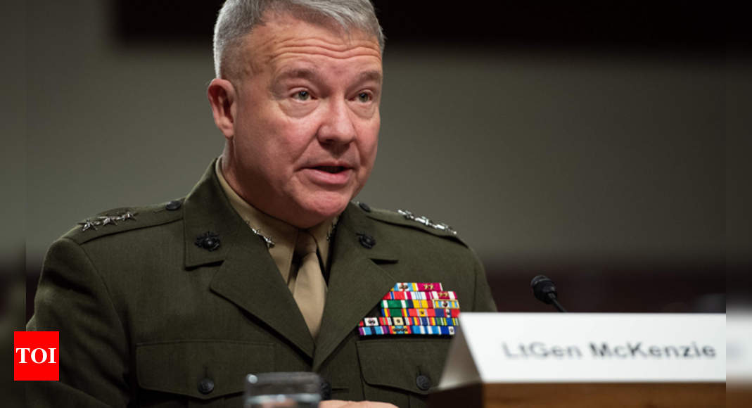 US general Kenneth McKenzie vows to continue air strikes supporting Afghan troops - Times of India