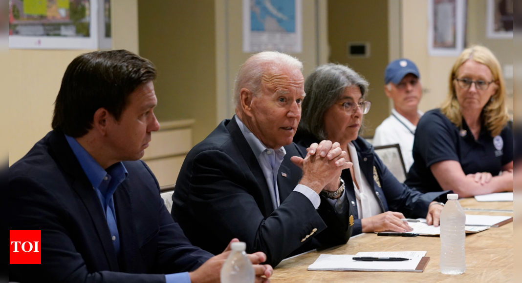 'We can do it': Joe Biden brings message of comfort to Surfside - Times of India