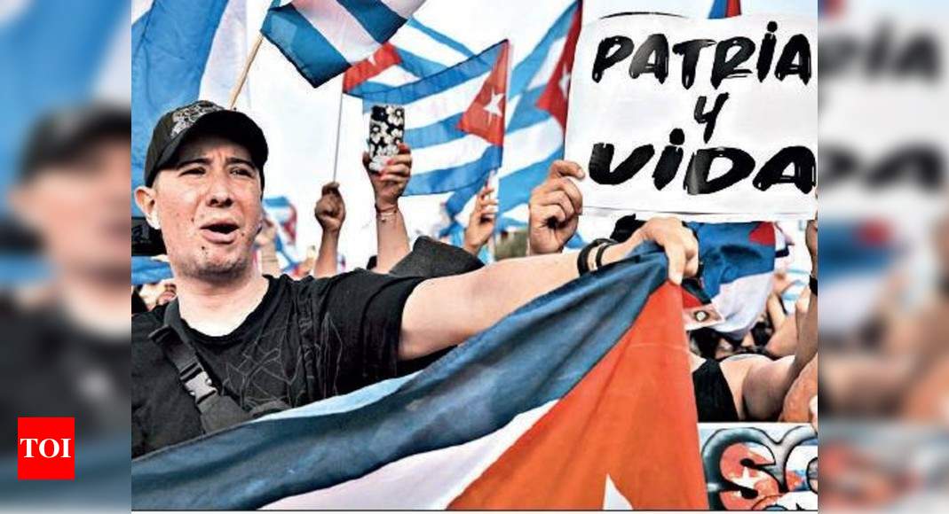 Why Cuba seems to be on brink of another revolution - Times of India