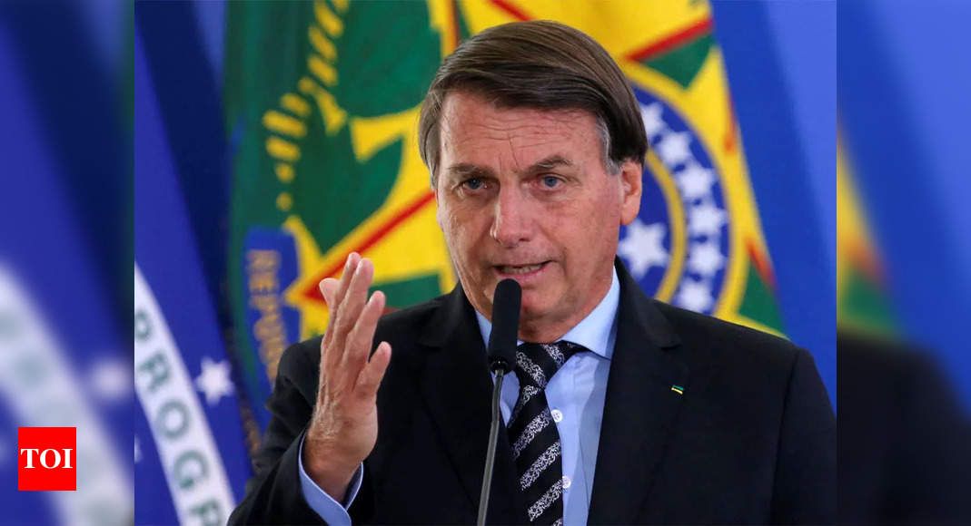 Brazilian far-right President Jair Bolsonaro says he will be arrested, killed or declared winner - Times of India