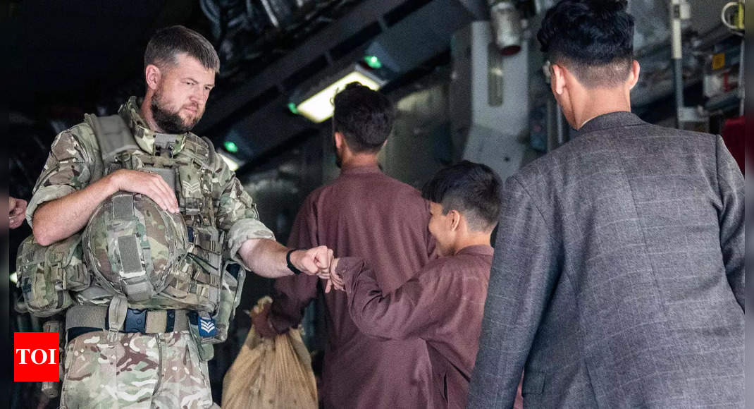 Britain to end evacuation from Afghanistan on Saturday - Times of India