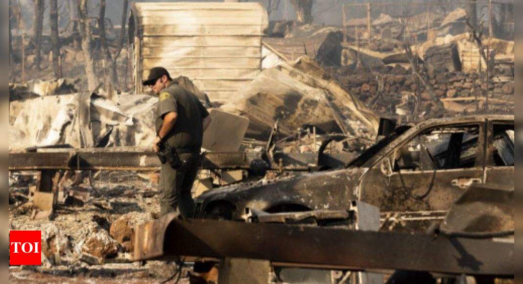 California wildfires: Dozens of homes burn as California wildfire siege continues | World News - Times of India