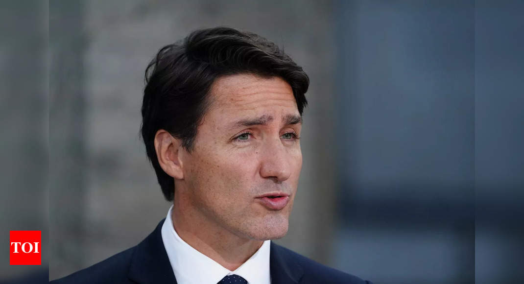 Canada's Trudeau leaves door open to Taliban sanctions as G7 meet looms - Times of India