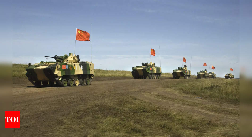 Chinese, Russian militaries hold drills in northwest China - Times of India