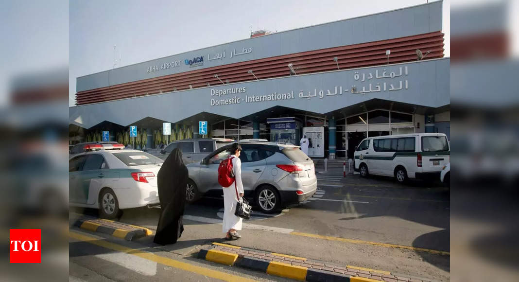 Drone attack on airport wounds 8, damages plane: Saudi TV - Times of India