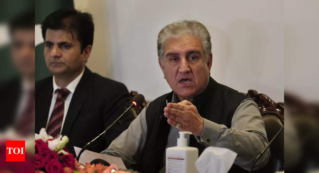 International community must remain engaged with Kabul, says Pak FM Qureshi as Taliban topples Afghan govt - Times of India