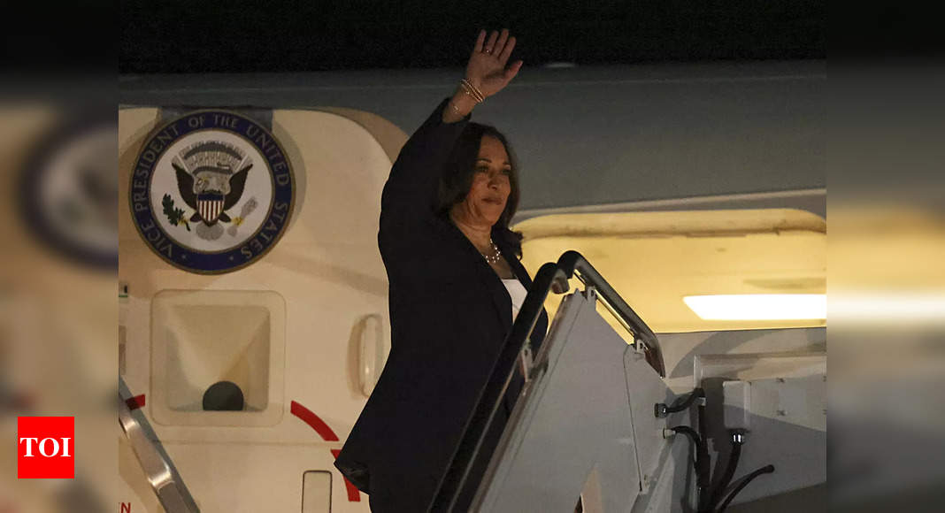 Kamala Harris visits Singapore to deepen ties, counter China's influence - Times of India