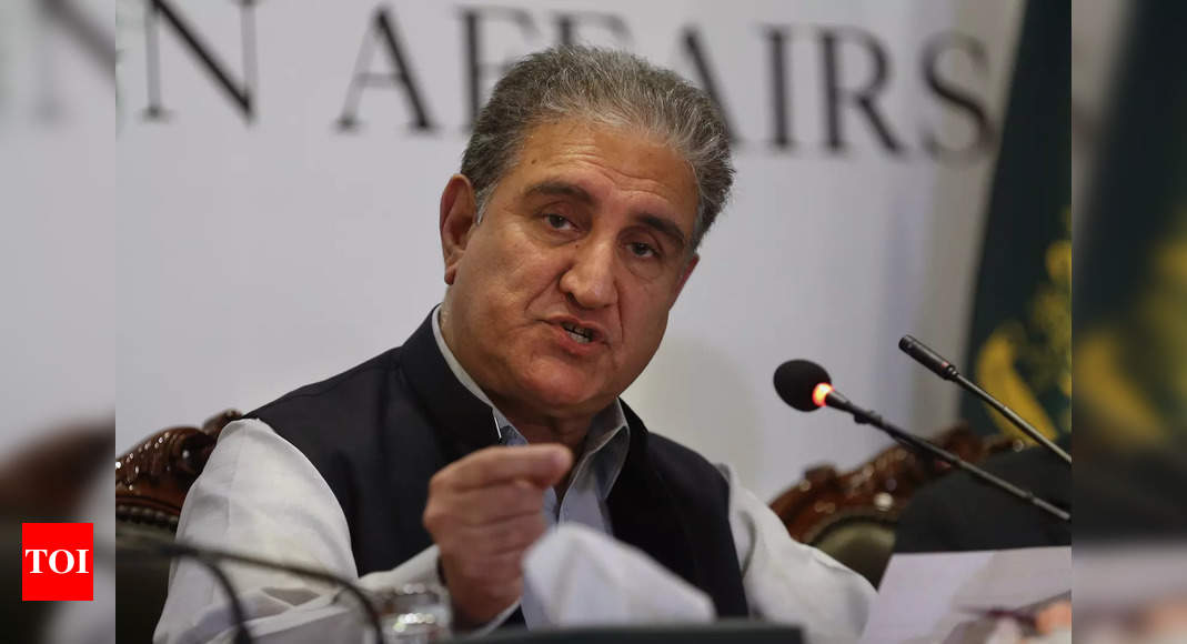 Pak FM Qureshi discusses Afghan situation with UN chief, UK foreign minister - Times of India