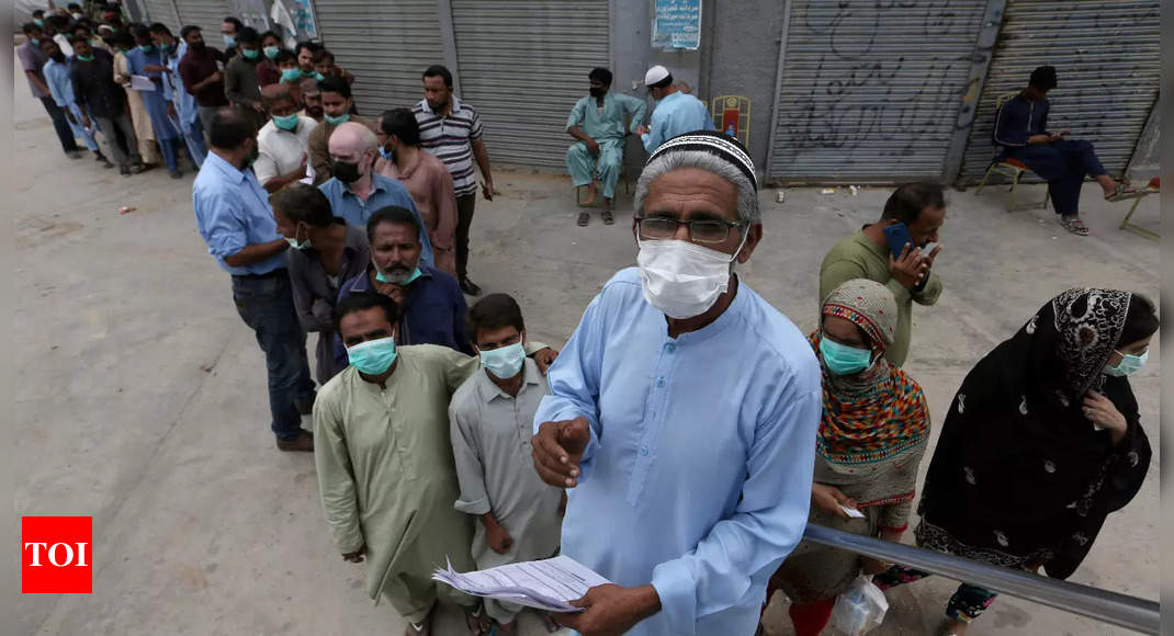 Pakistan reports 3,842 new Covid-19 cases, 75 deaths - Times of India