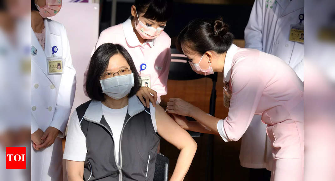 Taiwan's president leads way in first domestic Covid-19 vaccine - Times of India