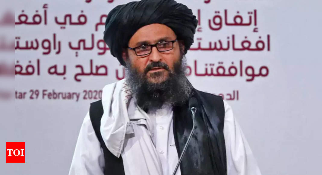 Taliban co-founder Mullah Abdul Ghani Baradar in Kabul for talks on setting up govt: Official - Times of India