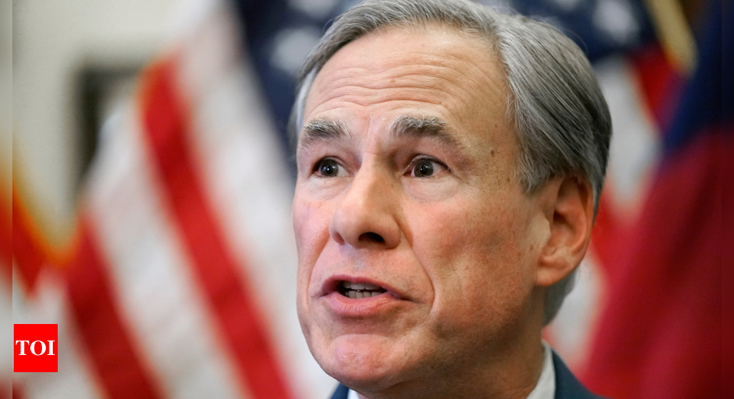 Texas governor Greg Abbott tests positive for Covid-19 - Times of India