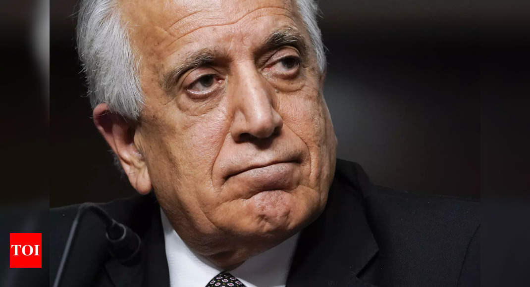 The art of the deal: US envoy Zalmay Khalilzad behind the Taliban's return - Times of India