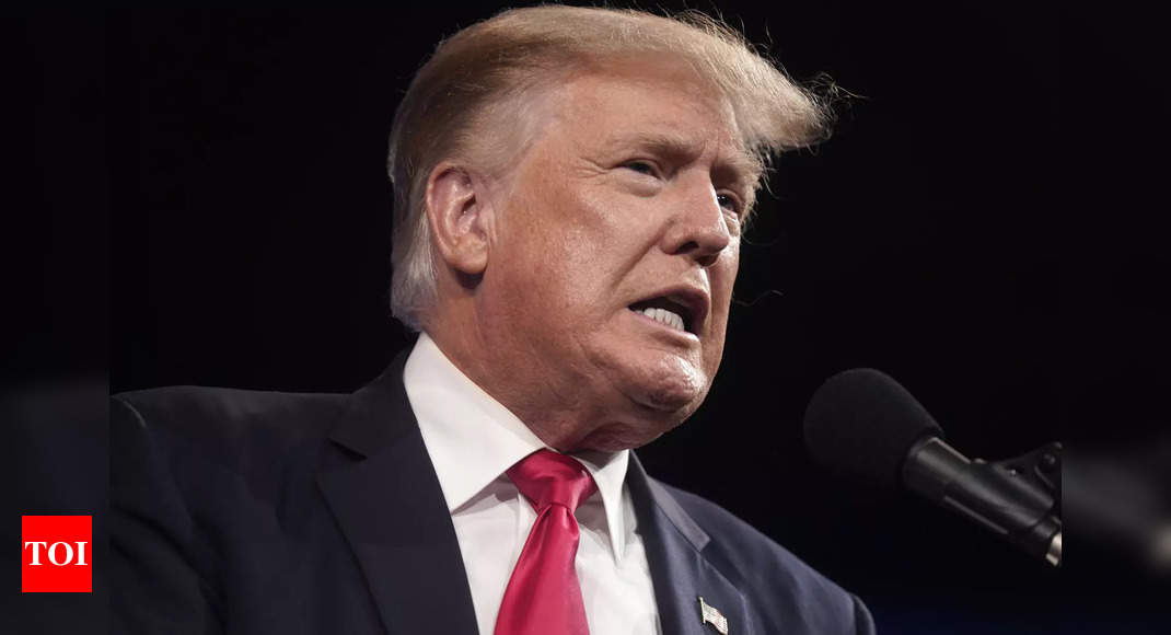 Trump raises big money in early 2021, but doesn't spend much - Times of India