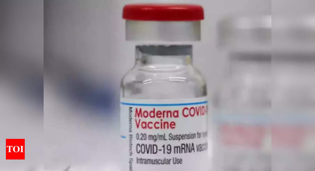 US probing Moderna vaccine for higher heart inflammation risk: Report - Times of India