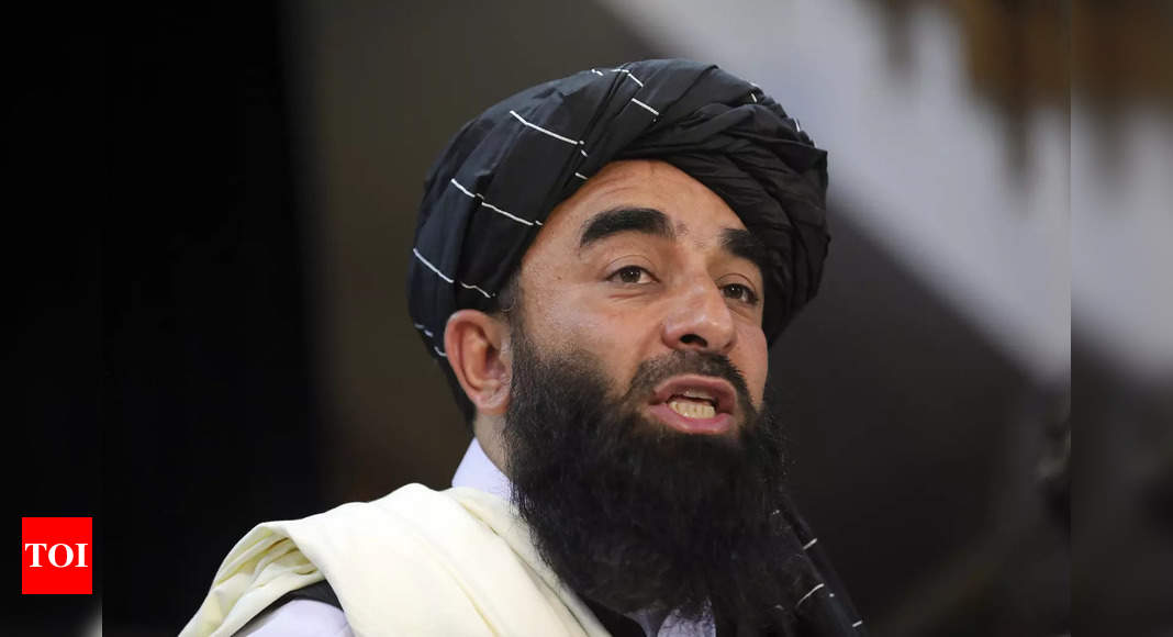 Voice of jihad: Taliban spokesman in spotlight after shadowy fight - Times of India