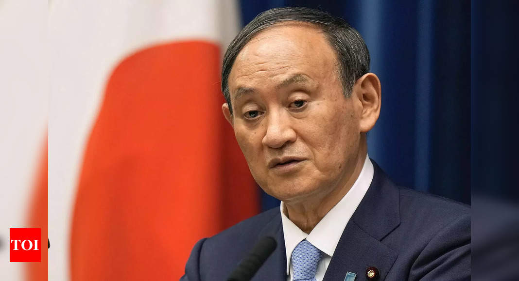 Japan Prime Minister Suga to step down this month: party - Times of India