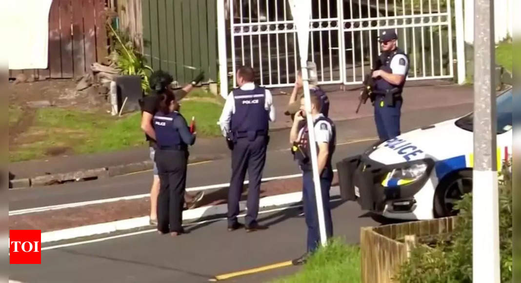 New Zealand attacker shot dead after injuring people at mall - Times of India