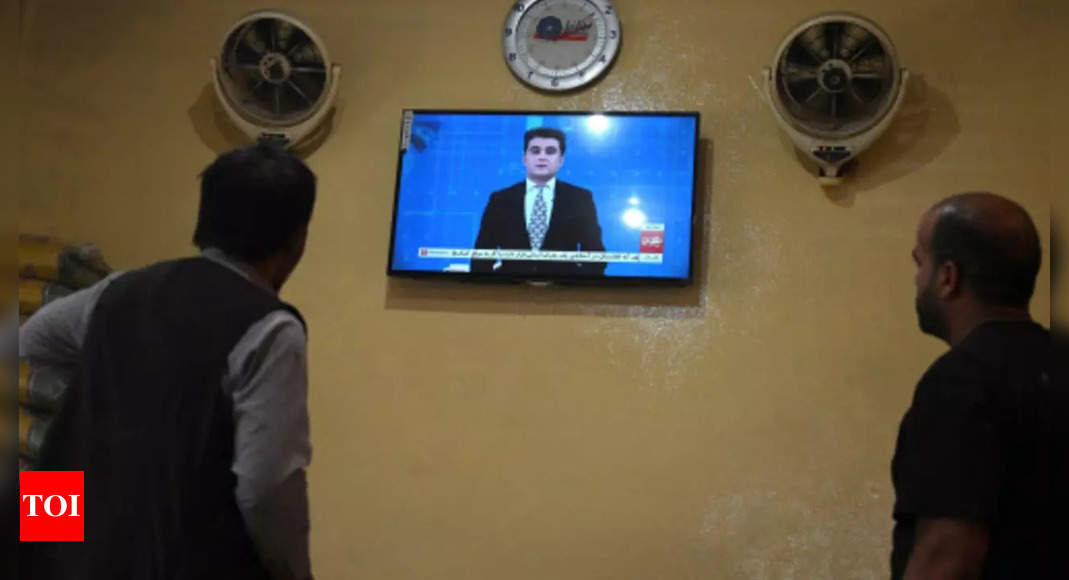 Top Afghan TV network stays on-air despite fear of Taliban - Times of India